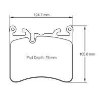 Pagid 8270 колодки тормозные задние, толщина 15,8 мм, состав RSC 1