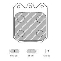 Ferodo Racing FRP3104 колодки тормозные, состав колодок "C" (4003), черный