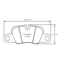 Pagid 4909 колодки тормозные задние, толщина 16 мм, состав RSC 1