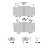 Ferodo Racing FCP434 колодки тормозные передние, состав колодок DS Performance, черный