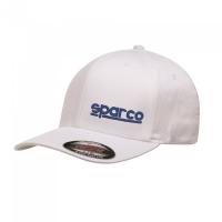 Sparco Flexfit кепка, белый, S / M