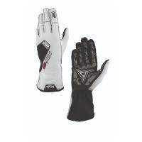 OMP KS-3 перчатки для картинга детские, 4, белый / чёрный