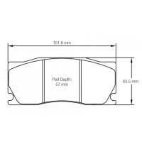 Pagid 8007 колодки тормозные, толщина 16 мм, состав RSL 29
