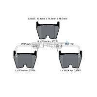 Pagid 2931 колодки тормозные передние, толщина 16,7 мм, состав SP (Street+)