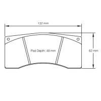 Pagid 8037 колодки тормозные задние, толщина 22 мм, состав RSL 19