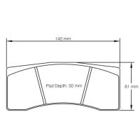 Pagid 1616 колодки тормозные, толщина 16 мм, состав RST 2E