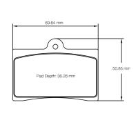 Pagid 6008 колодки тормозные, толщина 11,1 мм, состав UT 1
