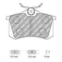 Ferodo Racing FDS541 колодки тормозные