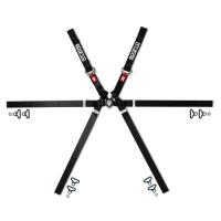 Sparco Formula H-9 ремни безопасности, 6 точек, 2", черный
