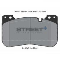 Pagid 8289 колодки тормозные передние, толщина 20,4 мм, состав SP (Street+)