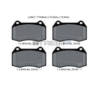 Pagid 8019 колодки тормозные передние, толщина 15 мм, состав SP (Street+)