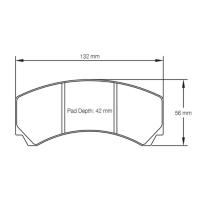 Pagid 2126 колодки тормозные задние, толщина 17 мм, состав RSL 1