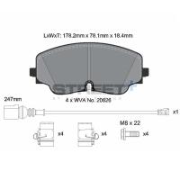 Pagid 8218 колодки тормозные передние