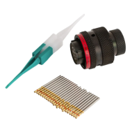 AIM разъем 22 pin "мама" Deutsch (MXS / MXP / MXG / MXL2 / MXT), черный