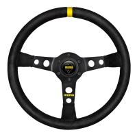 Momo Model 07 руль для автоспорта (замша), 350 мм, вылет 70 мм, черный