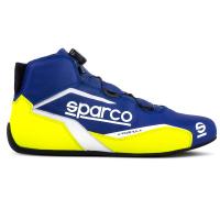 Sparco K-Formula ботинки для картинга, синий / белый / желтый неоновый, 37