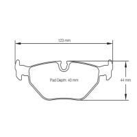 Pagid 1285 колодки тормозные задние, толщина 16,8 мм, состав RSL 29