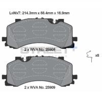 Pagid 8262 колодки тормозные передние