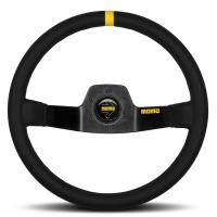 Momo Model 02 руль для автоспорта (замша), 350 мм, вылет 87 мм, черный
