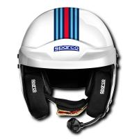 Sparco Air Pro RJ-5i Martini Racing шлем для автоспорта, белый / красный / голубой, XS