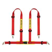 Sabelt ремни безопасности, 4 точки, 2" 904070NP, алюминий, красный