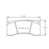 Pagid 2704 колодки тормозные задние, толщина 26,5 мм, состав RSL 1