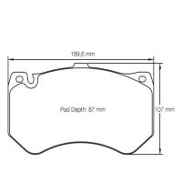 Pagid 8088 колодки тормозные передние, толщина 18 мм, состав RSC 1