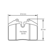 Pagid 1916 колодки тормозные, толщина 24 мм, состав RSH 29E