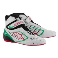Alpinestars Tech-1 KX V3 ботинки для картинга, белый / зеленый / красный, 37