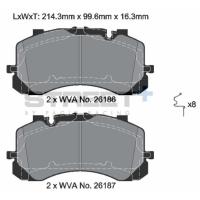 Pagid 8286 колодки тормозные передние, толщина 16,3 мм, состав SP (Street+)