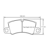 Pagid 4581 колодки тормозные задние, толщина 15 мм, состав RSC 1
