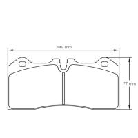 Pagid 8187 колодки тормозные задние, толщина 16,8 мм, состав RSC 1