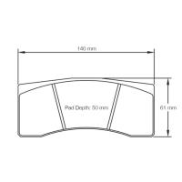 Pagid 8030 колодки тормозные передние, толщина 17 мм, состав RST 5E