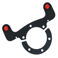 Sparco кнопки на руль (2 шт.), черный / красный