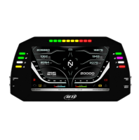 AIM MXG 1.3 щиток приборов + логгер, 1.3 м, антенна в салон, черный