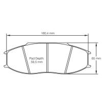 Pagid 8092 колодки тормозные передние, толщина 29 мм, состав RSL 1
