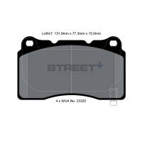 Pagid 2487 колодки тормозные передние, толщина 15 мм, состав SP (Street+)